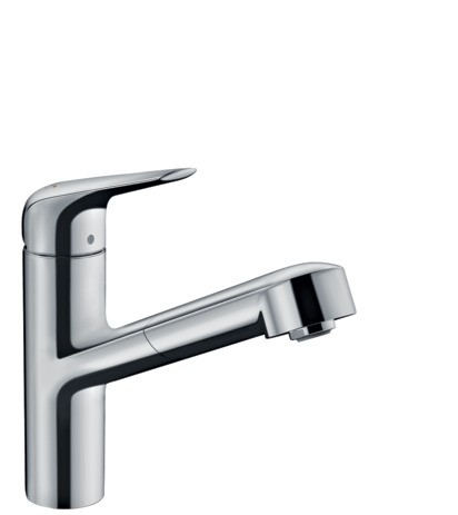 Hansgrohe Spültischmischer 150 Focus M42 Ausziehauslauf 1jet sBox chrom 71829000