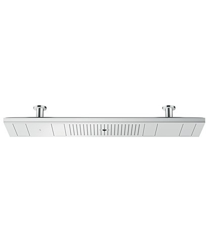 Hansgrohe Kopfbrause 1200 4jet Axor ShowerHeaven chrom mit Licht 2700 K 10628000