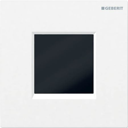 Geberit UR-Strg. mit elektronischer Spülausl. Batterie, Abdeckplatte Typ 30 weiß 116.037.KJ.1