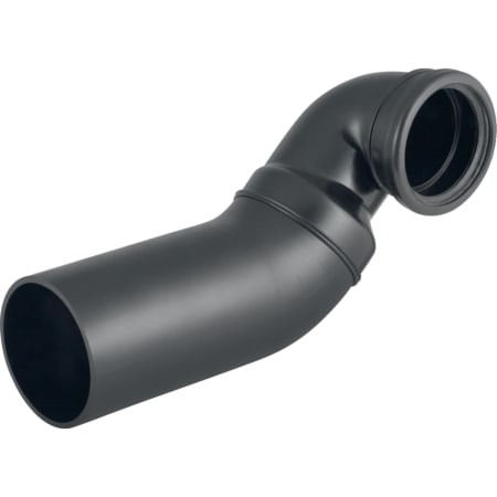 Geberit PE Anschlussbon 90Gr für Wand-WC re. gekröpft mit Erweiterung d110/110 367.902.16.1