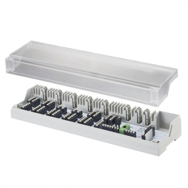 OVENTROP-Anschlussleiste (6 Regelzonen) f. Raumtherm. u. Stellantriebe 24V/230V 1400980