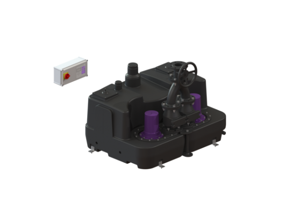 KESSEL Doppelhebeanlage Aqualift F XL 5500W S3 Duo 450L m.S.G. 11083