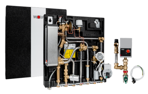 Wolf Wohnungsstation CAT-45 Typ: LT-CIRC-ULTRA, mit Dämmhaube 2074782