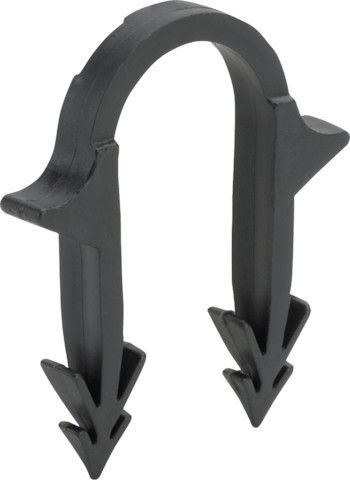 Viega Objekthaltenadel Fonterra 1245.1 in Kunststoff schwarz 696245