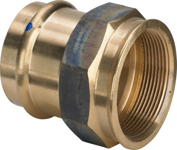 Viega Übergangsstück mit SC Sanpress 2212LF in LABS-frei in 22mm x Rp3/4 Rg 431075