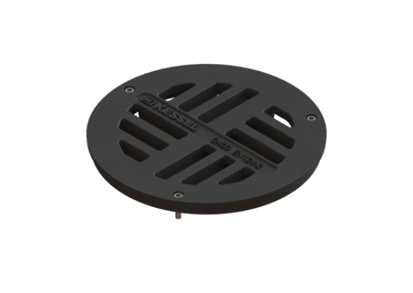 KESSEL Einlegerost Schlitzrost rund, d: 395 mm, Grauguss 850137