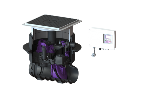 KESSEL Modulset Ecolift für Einbau in die Bodenplatte 21000S