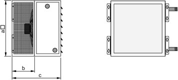 Wolf Umluftkasten mit Ansaug seitlich, für LH/LH-ATEX 40 6513252