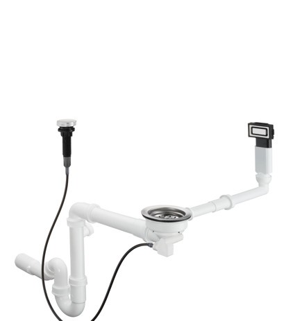 Hansgrohe Automatische Ab- und Überlaufgarnitur 660 D14-11 BSO 43931800