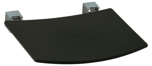 Keuco Klappsitz Plan 14980, Wandmontage, edelstahl-finish/weiß 14980070051