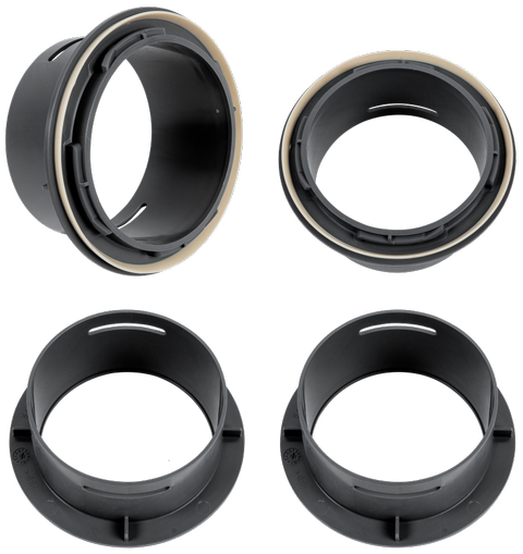 Wolf UniAirAnschlussstutzen-Set DN75 für UniAir Luftverteiler, Satz a 4 Stück 2577926