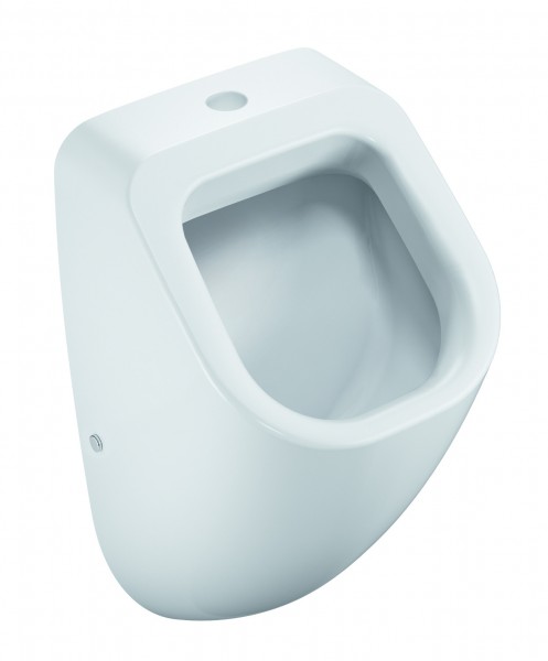 Urinal derby Zulauf oben mit Frosch weiss VIGOUR