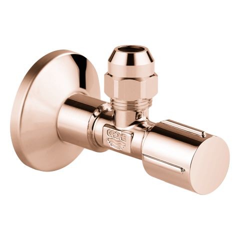 GROHE Eckventil 22037 1/2x3/8'''' Rosette Metallgriff warm sunset 22037DA0