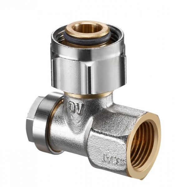 OVENTROP-Absperrwinkelverschraub.Combi 3 "Multiflex F",3/4"ÜM x 1/2"IG, Ms, vern. 1016567