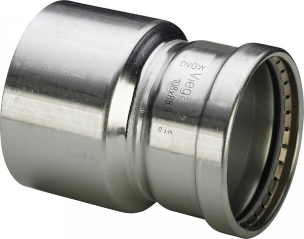 Viega Red.-Stück mit SC Sanpress Inox XL 2315.1XL in 88,9x54mm Edelstahl 483142