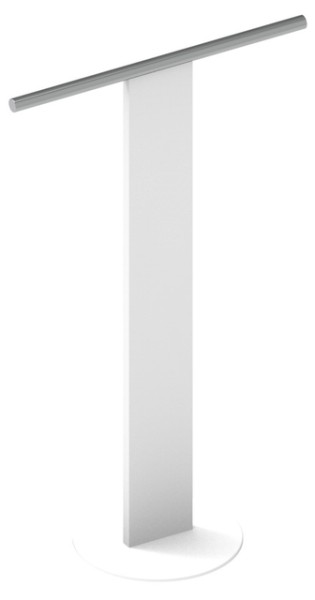 Keuco WT-Standmodell Univ.Art. 049875, 1-tlg. feststehend, weiß/verchromt 4987510101