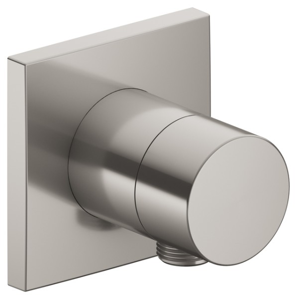 Keuco Absperrventil IXMO Pure 59541, eckig Schlauchanschluss, Edelstahl-finish 59541070102