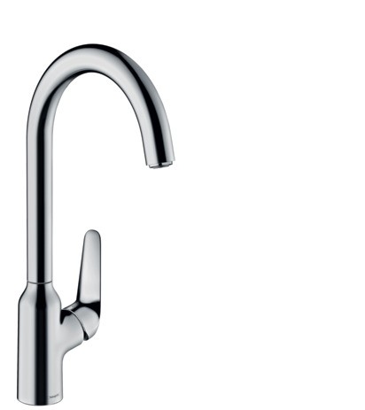 Hansgrohe Spültischmischer 220 Focus M42 1jet chrom 71802000