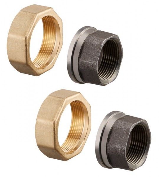 OVENTROP-Anschluss-Set für Regumat DN32 ÜM G 2" u. Gewindetülle 1 1/4"IG, 2-fach 1350476