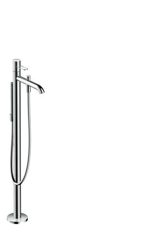 Hansgrohe Wannenmischer Axor Uno Fertigset Bügelgriff zur Bodenmontage chrom 38442000