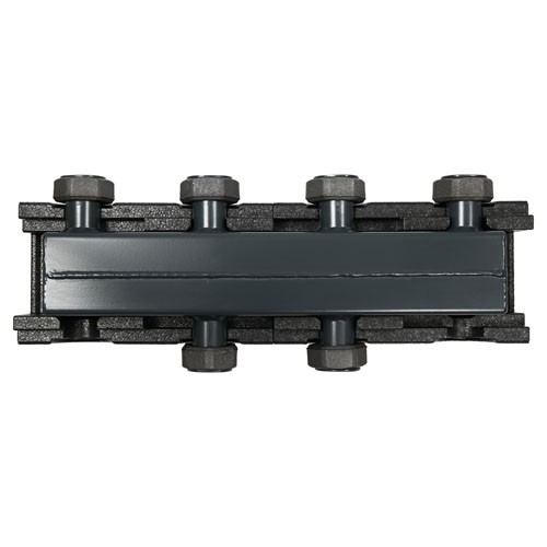 Heizkreisverteilerbalken ECO für 2 Kreise thermisch getrennt, inkl. Isolierbox 500008300