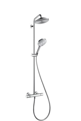 Hansgrohe Showerpipe Raindance Select EcoSmart chr.Kopfbrause Raindance Air 1jet 240mm 27116000