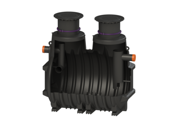 KESSEL Fettabscheider EasyClean ground NS 15, Standard, 765 1200 mm, Klasse A/B 93015/120B