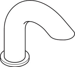 Hansgrohe Auslauf Axor 4-Loch Wannenarmatur lang chrom 96134000