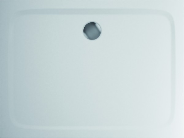 Duschwanne derby Mineralg. 180x90x3,6cm Abl. längss. mittig Antirutsch weiss VIG