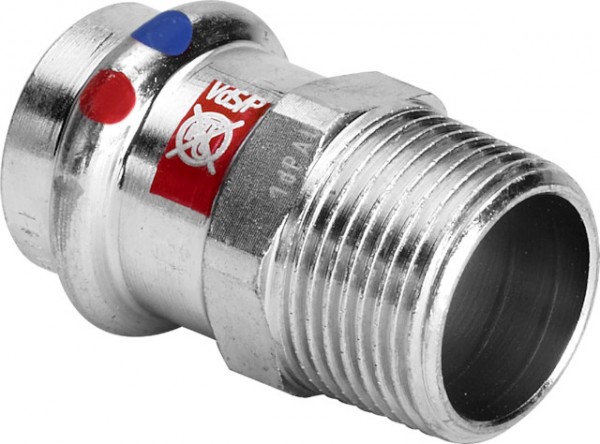 Viega Übergangsstück mit SC Prestabo 1111LF in LABS-frei in 18mm x R3/4 714963