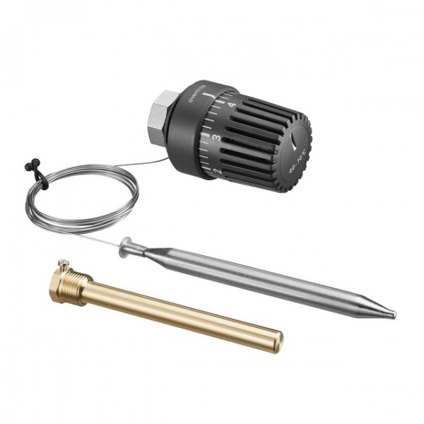 OVENTROP-Temperaturregler m. Tauchfühler 70-100 C, Kapillarrohr 5m,Anschluss 1/2" 1140574