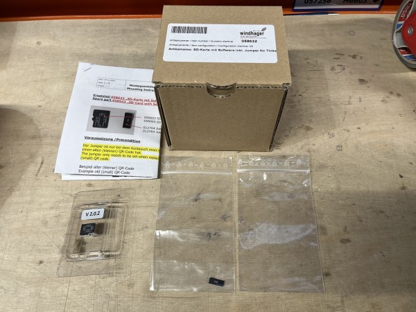 WINDHAGER SD-Karte mit Software inkl. Ju SD-Karte mit Software inkl. Jumper für T 058632