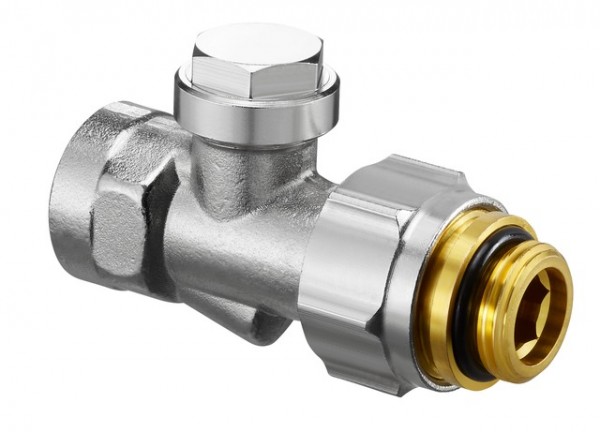 OVENTROP-Absperrverschraubung Combi 3 "Multiflex F",1/2"AG x 1/2"IG, Ms, vern. 1016175