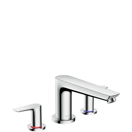 Hansgrohe 3-Loch Wannenarmatur Talis E F-Set chrom f.Wannenrandmontage 71747000