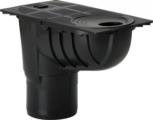 Viega Regenwassersifon 4970 in DN 100 Kunststoff schwarz 586744