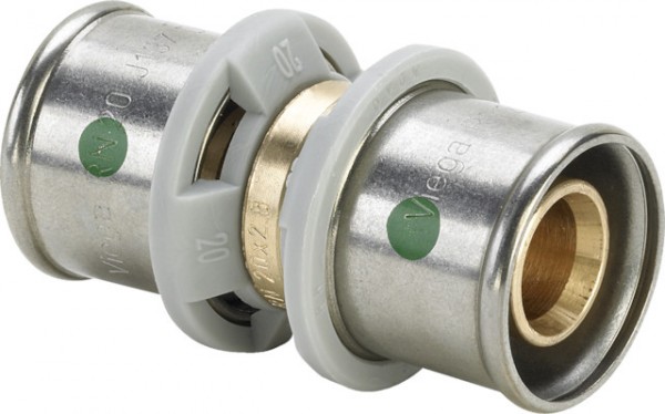 Viega Kupplung mit SC Sanfix P 2115 in 32x20mm Rotguss 566494