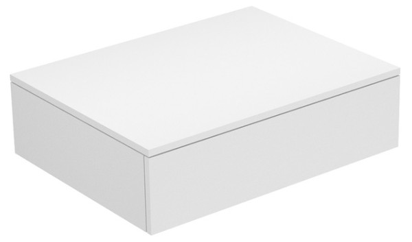 Keuco Sideboard Edition 400 31740, 1 Auszug, cashm./Glas cashm. sat. 31740280000