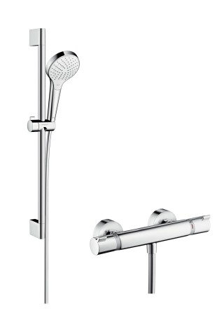 Hansgrohe Brausenkombi Croma Select S Vario/ Ecostat Comfort Unica Crometta 650mm 27013400