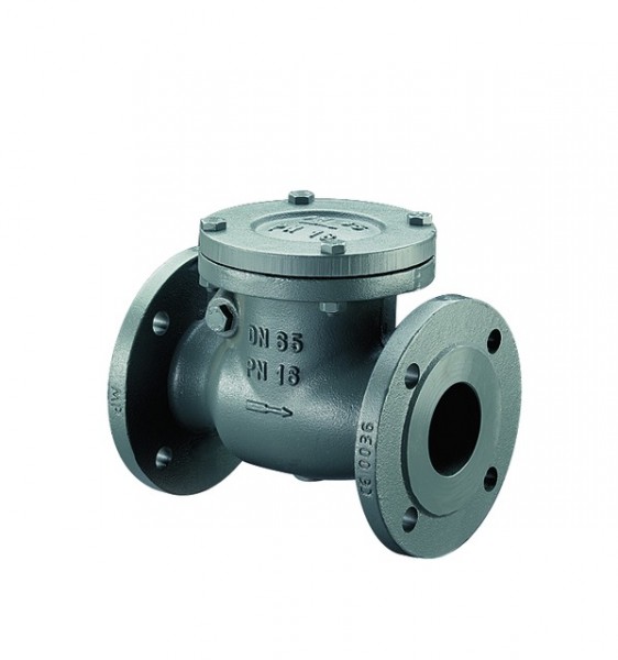 OVENTROP-Rückschlagklappe PN16 Grauguss DN100, Flansche nach DIN 2501 1073053