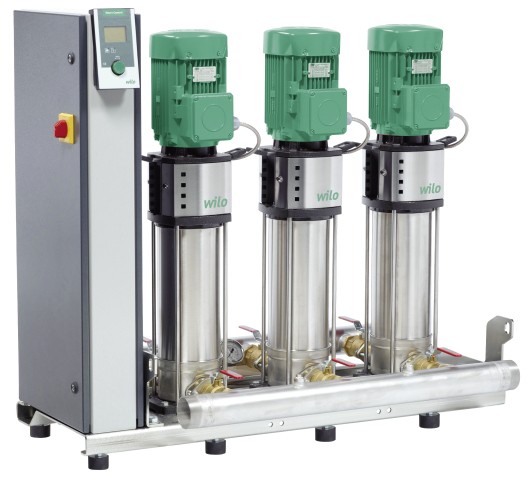 Wilo Mehrpumpenanlage SiBoost Smart 4 HELIX V2202-ES,3kW 2547386