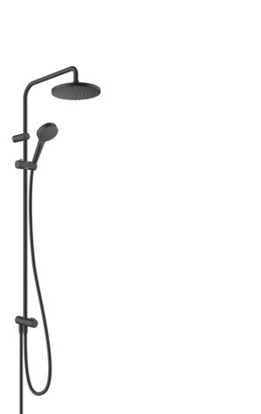 Hansgrohe Showerpipe 200 1jet Vernis Blend Reno mattschwarz 26272670