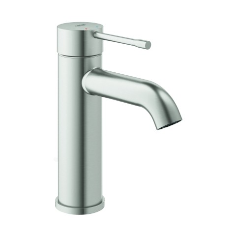 GROHE Einhand-Waschtischbatterie Essence 24172_1 S-Size glatter Körper supersteel 24172DC1