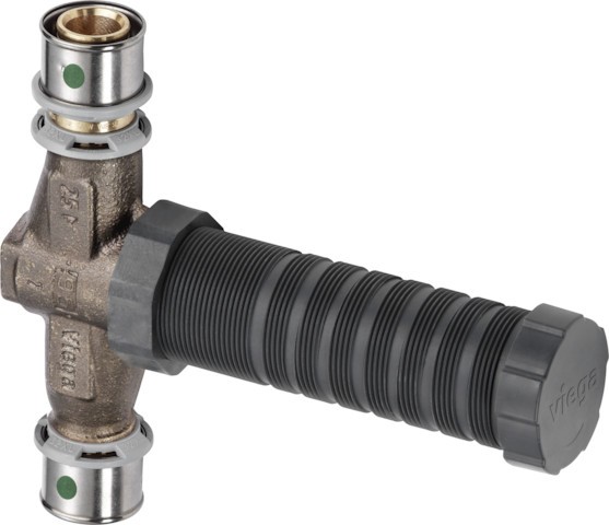 Viega UP-Geradsitzventil mit SC Easytop 2134.2 in 16mm Rotguss 756659