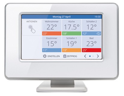 Resideo Bediengerät ATC mit Funk 868 MHz, programmierbar, weiß