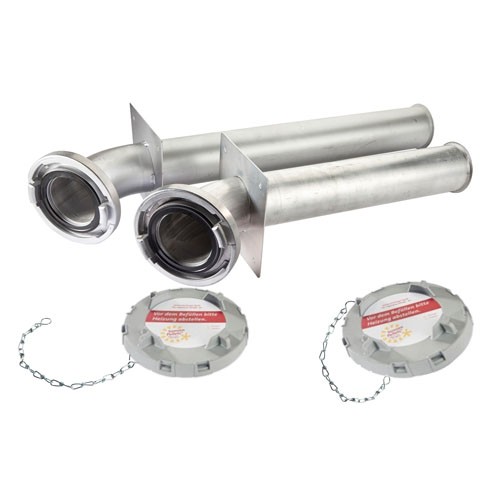 Befüllset Armaturen 45Grad für bauseitige Pelletlager 330603500