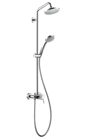Hansgrohe Showerpipe Croma 100 Einhebelmischer chrom 27154000