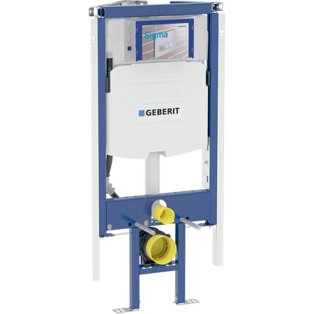 Geberit Duofix Element für WWC, 112 cm, mit Sigma UP-SPK 12 cm, Ecklösung 111.390.00.5