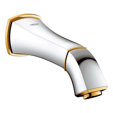 GROHE Wanneneinlauf Grandera 13341 Wandmontage Ausladung 177mm chrom/gold 13341IG0