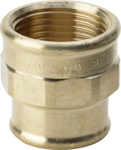 Viega Muffe 3240 in Rp1 1/4 x Rp3/4 Rotguss 266431