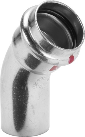 Viega Bogen 45 Grad mit SC Prestabo 1126.1 in 18mm Stahl verzinkt 558345